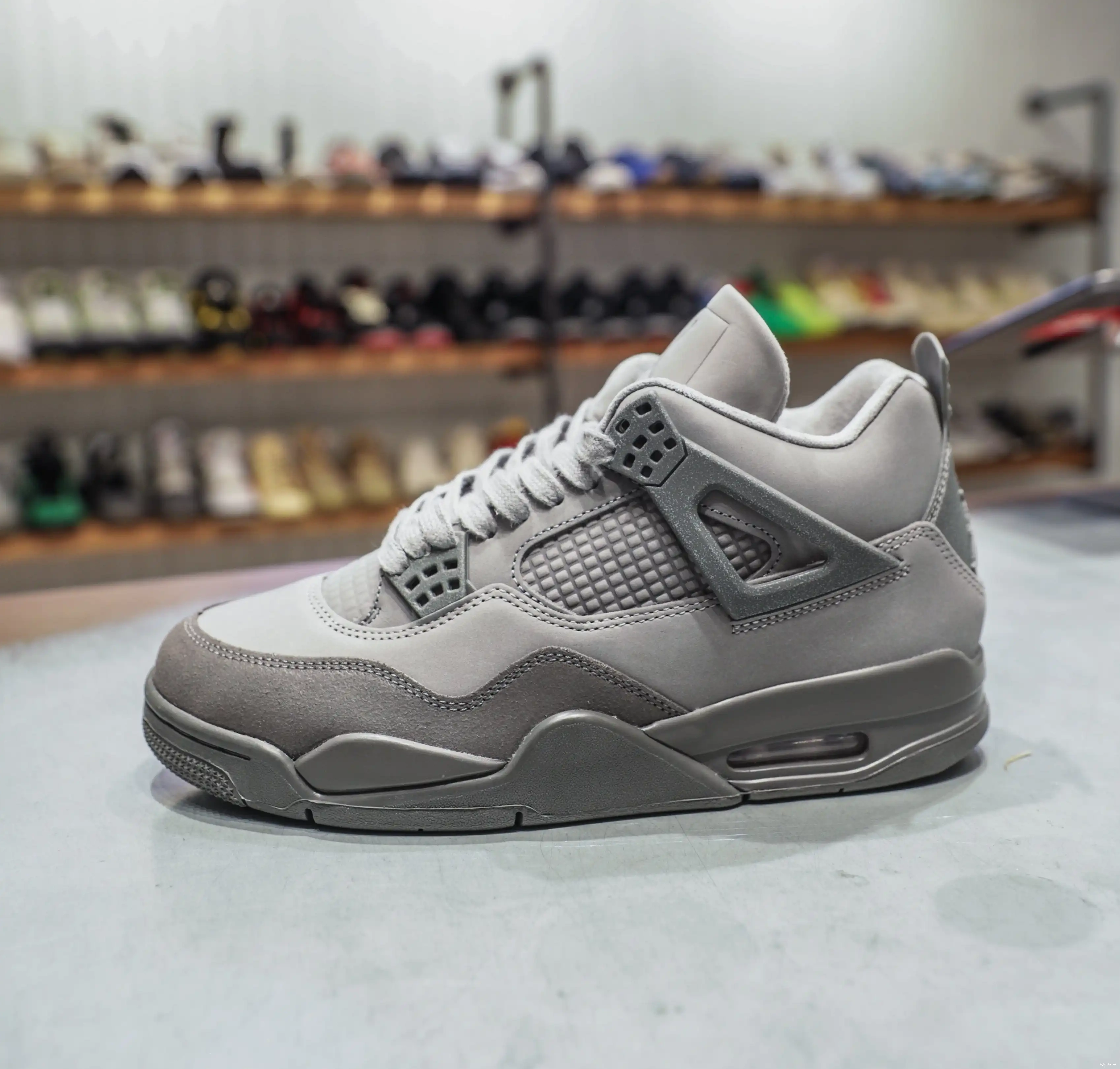 Olympics SE Paris Wet Retro Jordan 4 Cement 0630